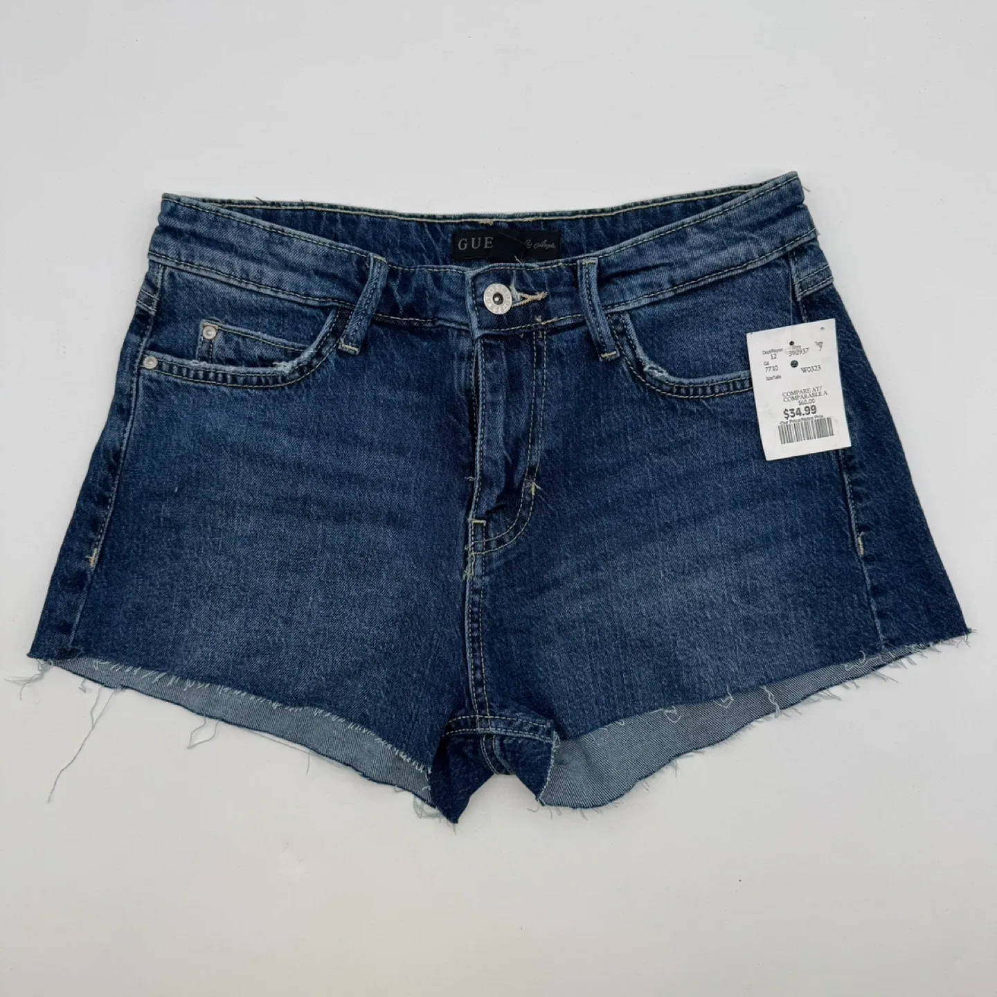 GUESS Women's Jean Shorts 27 RawHem New thumbnail