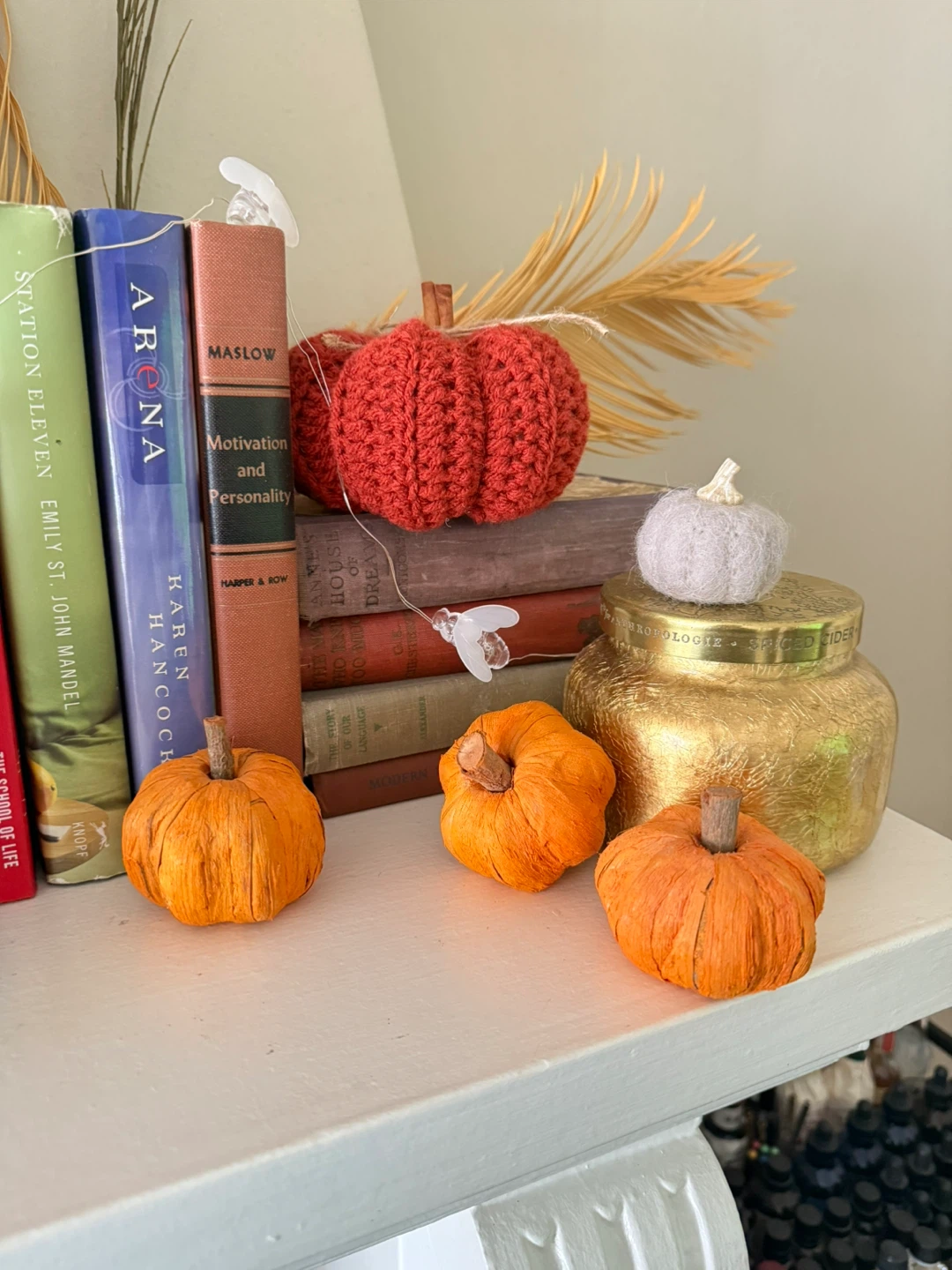 mini orange pumpkins - fall decor - photo 3