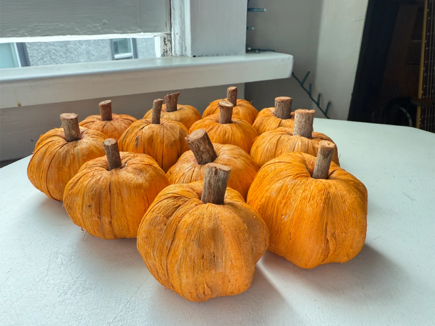 mini orange pumpkins - fall decor - photo 2