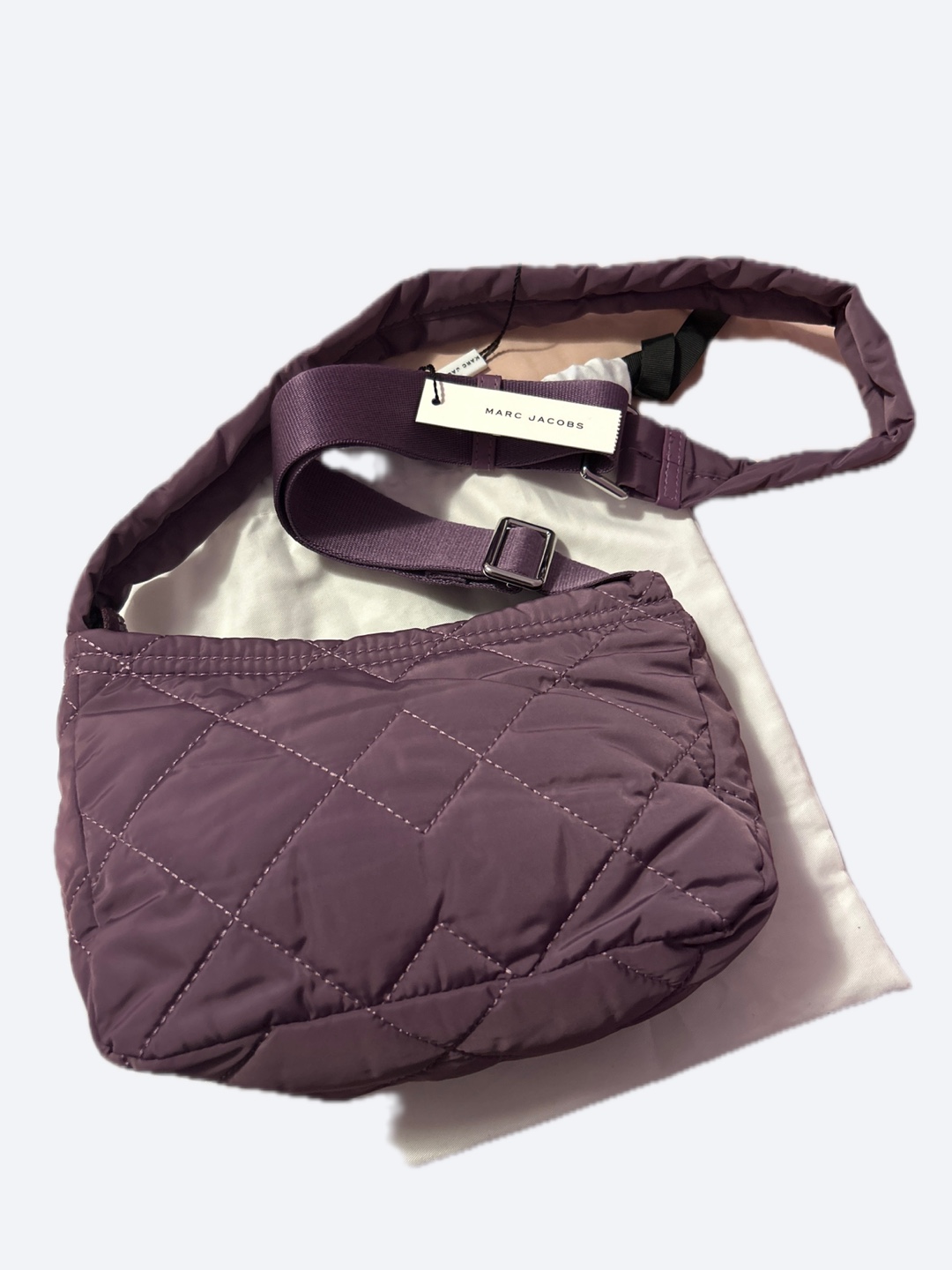 Marc Jacobs Quilted Purple Shoulder Bag - New - photo 3
