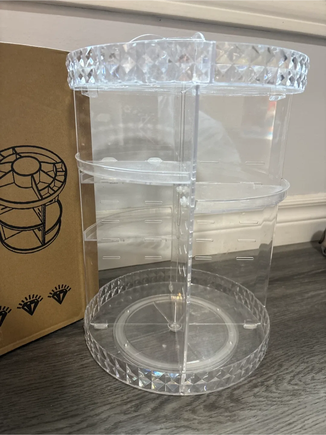 Cosmetic Storage Box - Clear Acrylic Organizer image indicator(3)