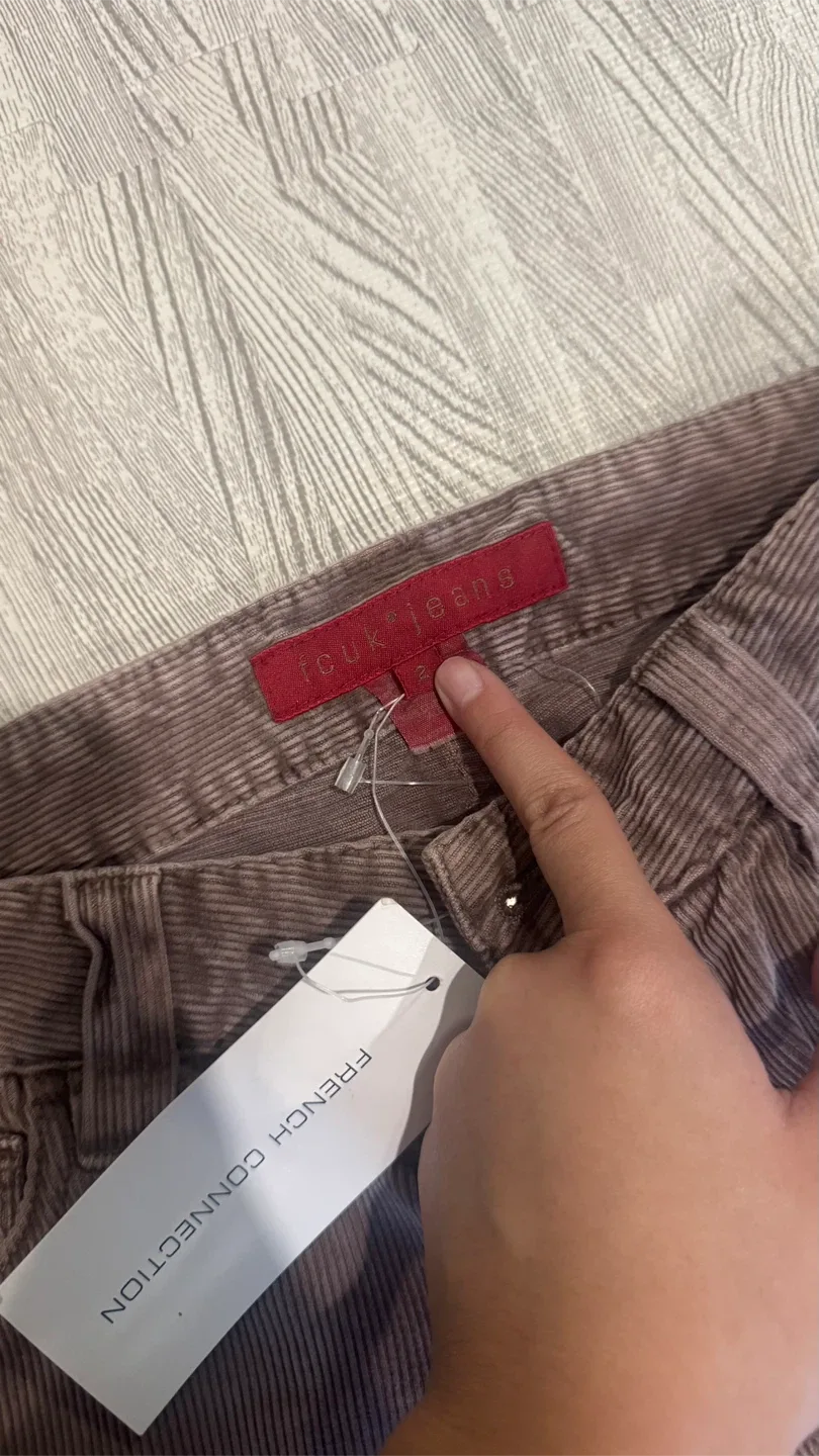 French Connection Corduroy Pants - Size 2 image indicator(2)