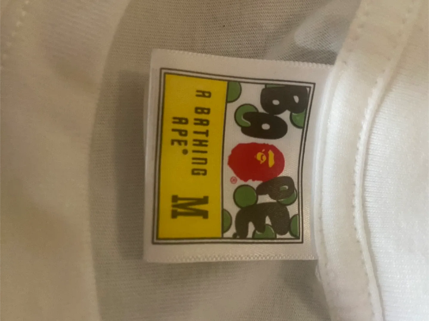 A Bathing Ape (BAPE) White T-Shirt - Size M image indicator(2)