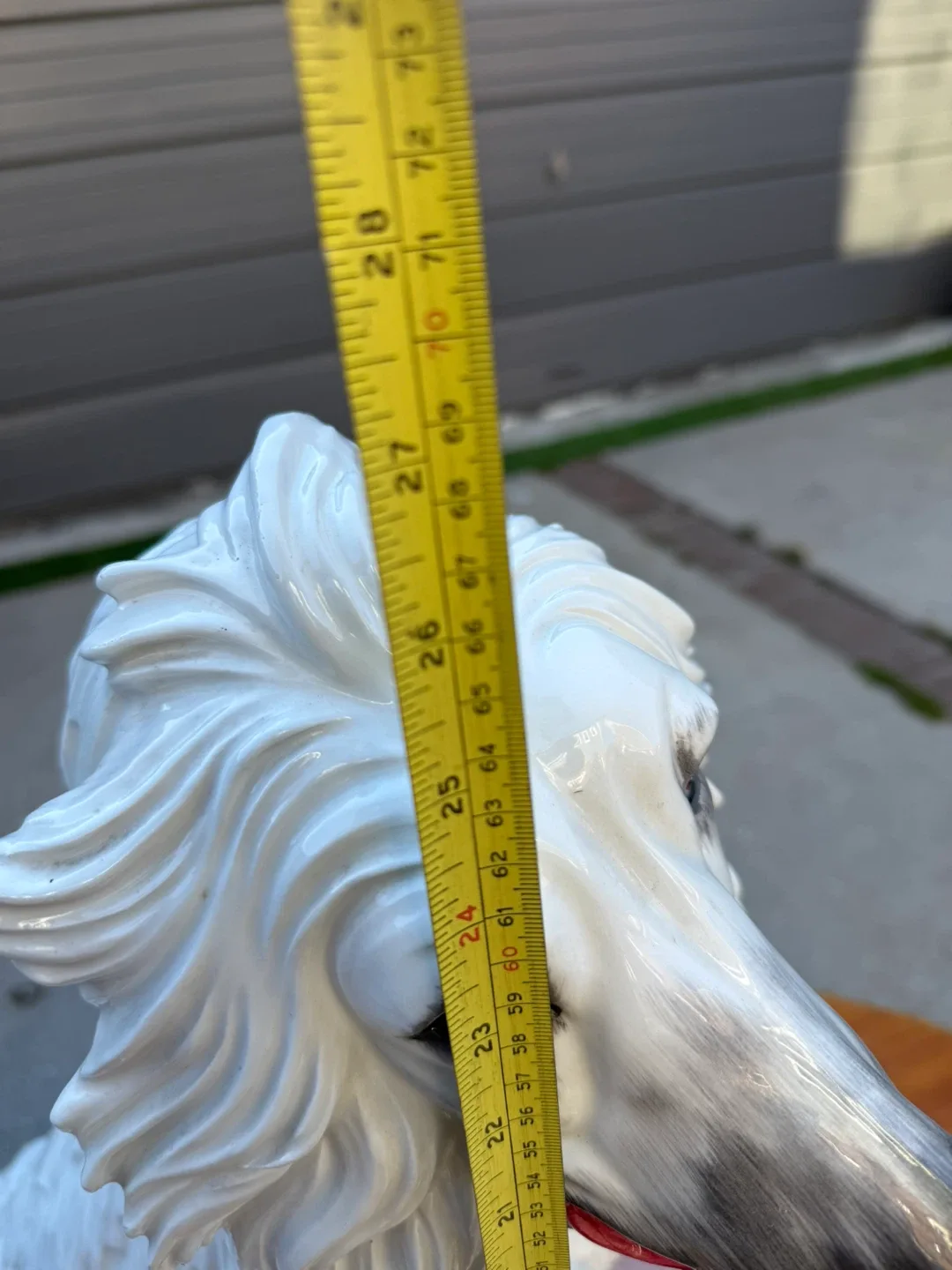 Life size Italian ceramic dog statue image indicator(6)