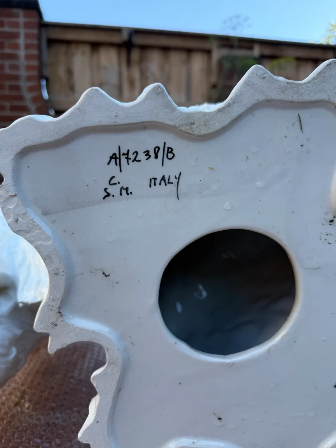 Life size Italian ceramic dog statue image indicator(9)