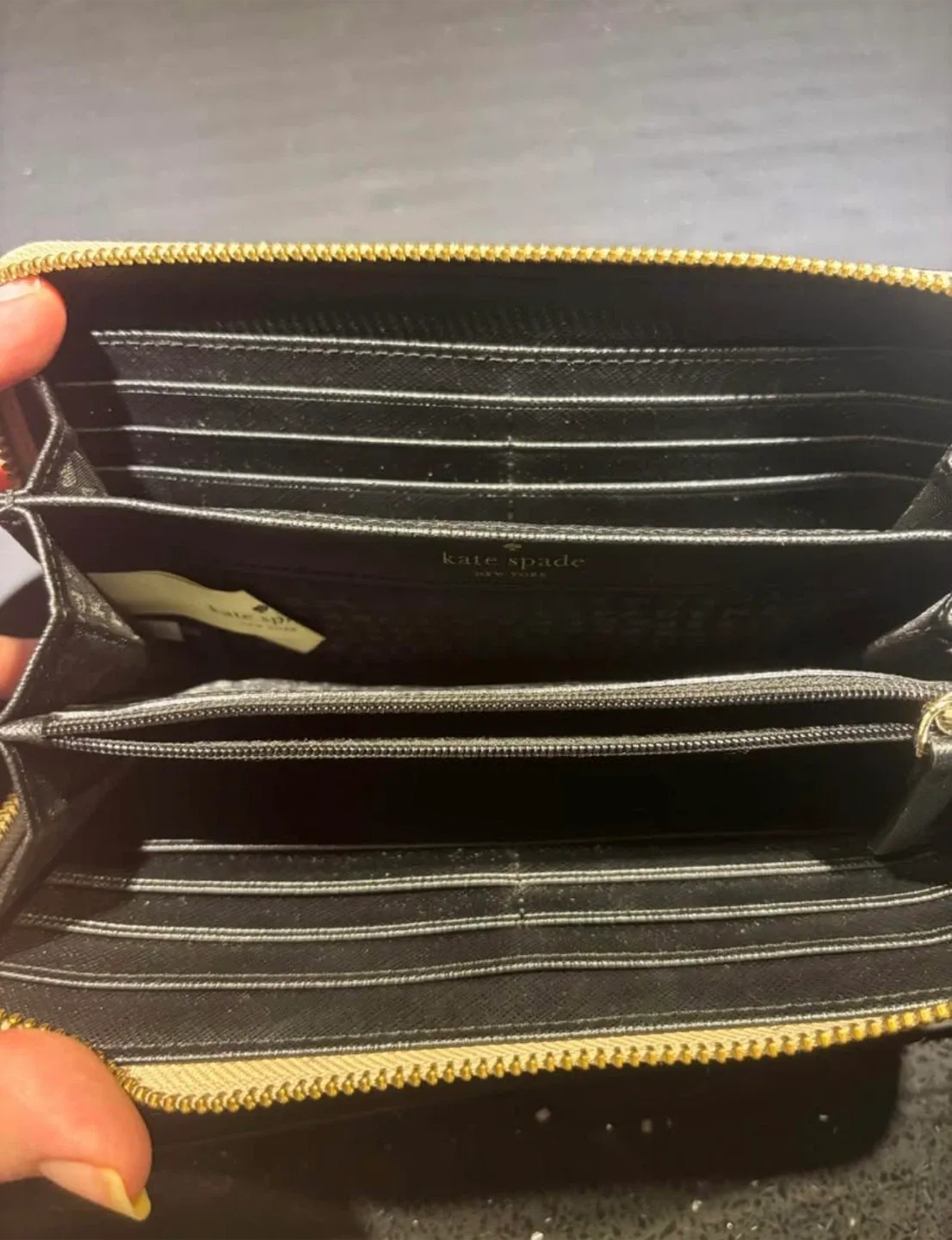 Kate Spade Bi-Color Zip Around Wallet image indicator(2)