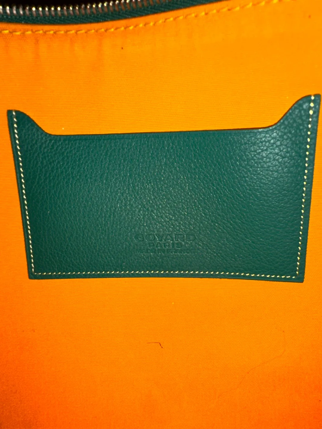 Goyard Green Pouch (Authentic) image indicator(3)