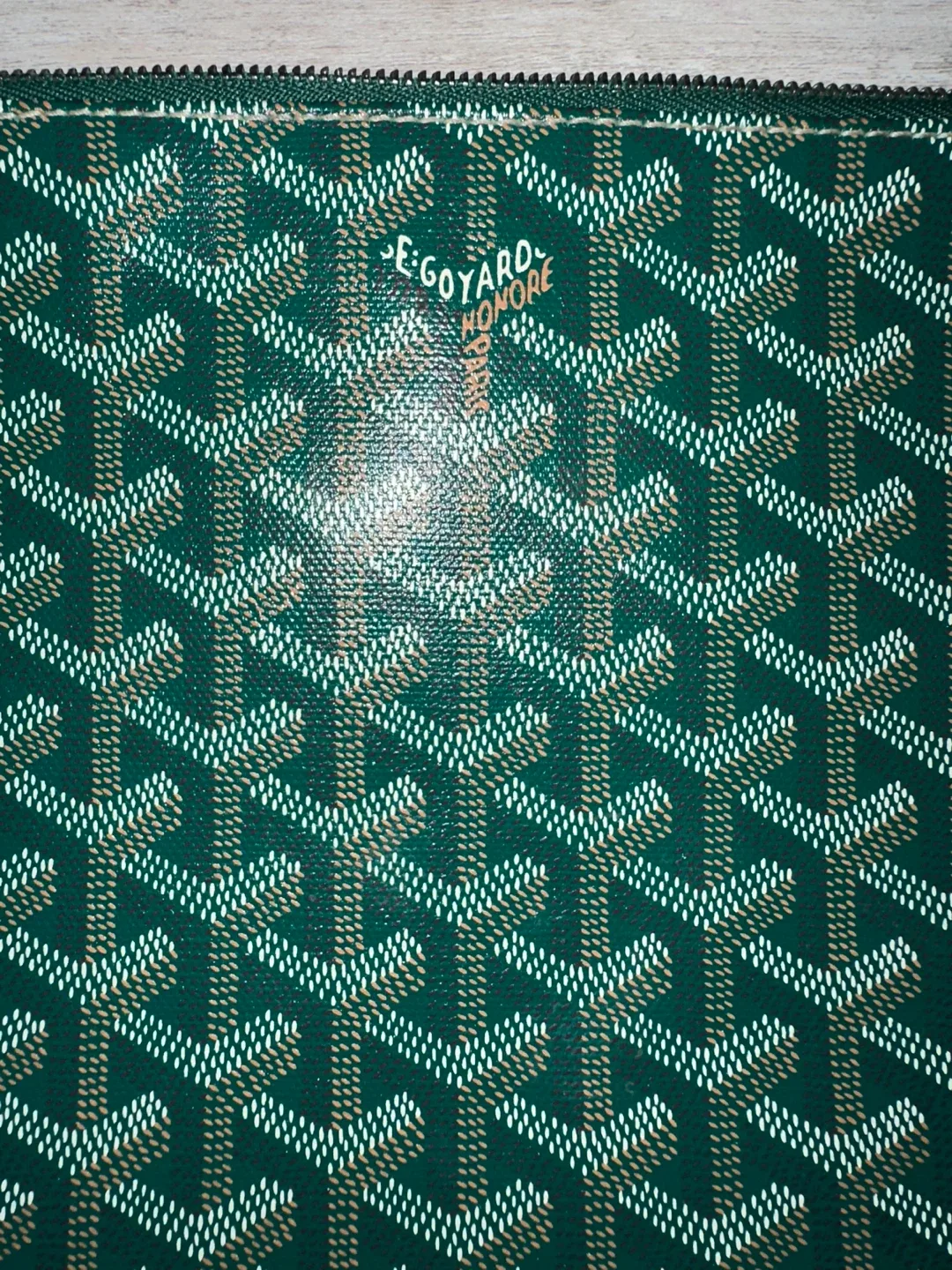 Goyard Green Pouch (Authentic) image indicator(5)