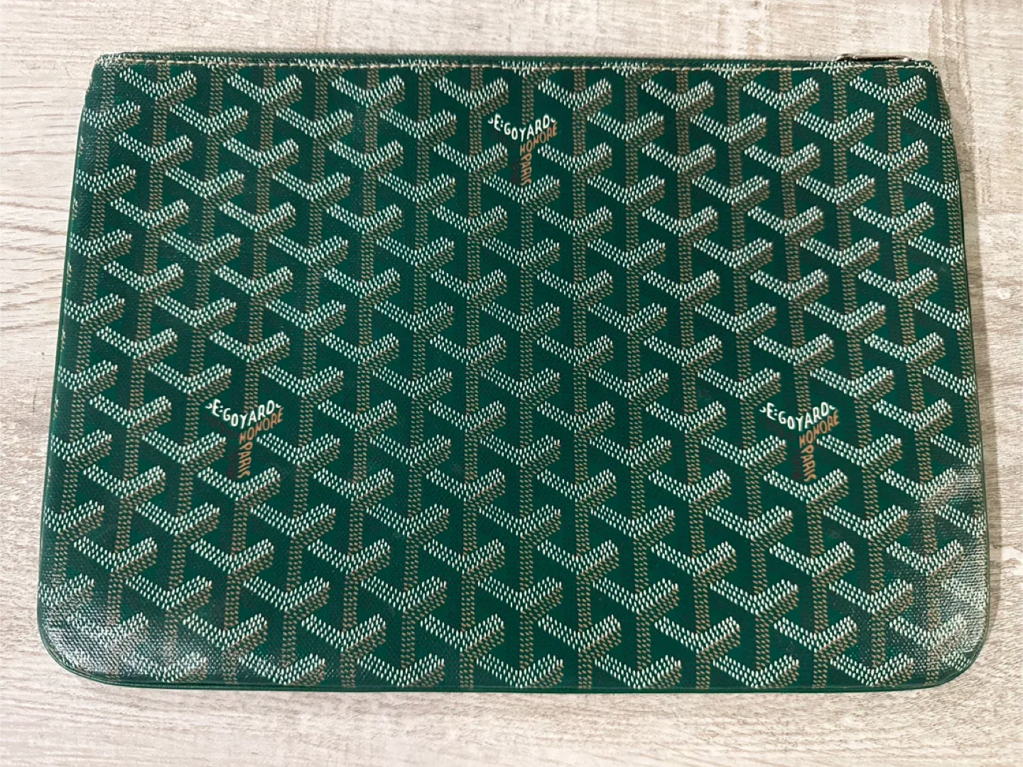 Goyard Green Pouch (Authentic) image indicator(2)