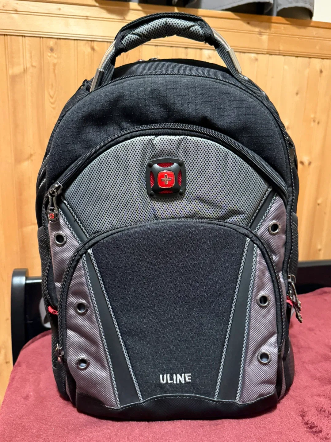 Uline Black & Grey Backpack thumbnail