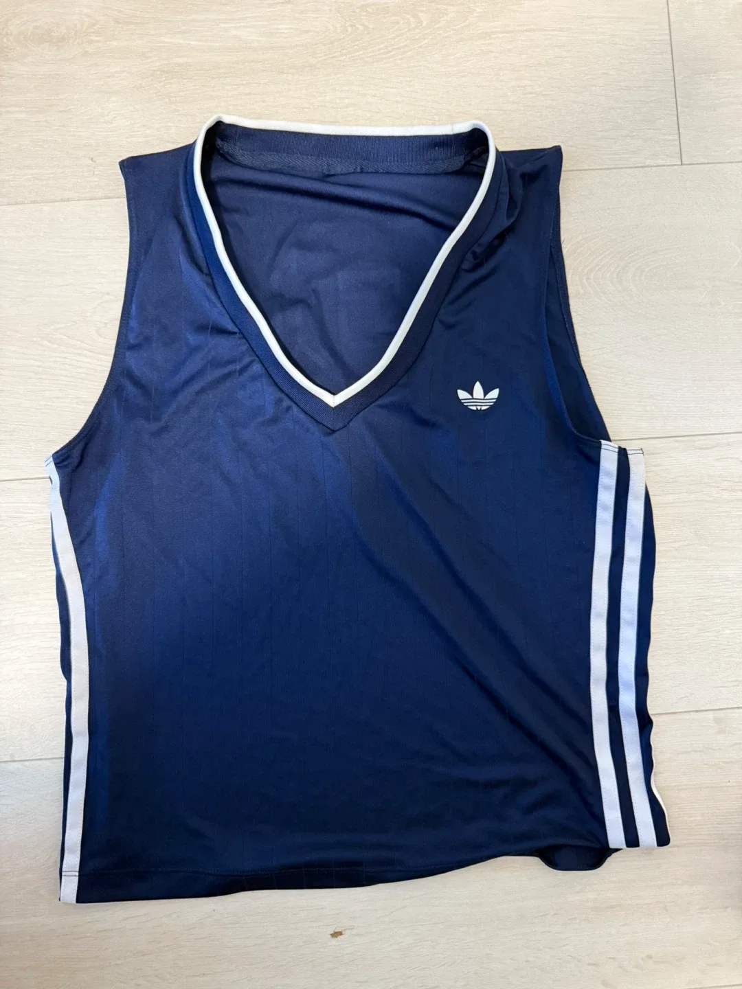 Adidas Navy Blue Tank Top - Size large image indicator(3)