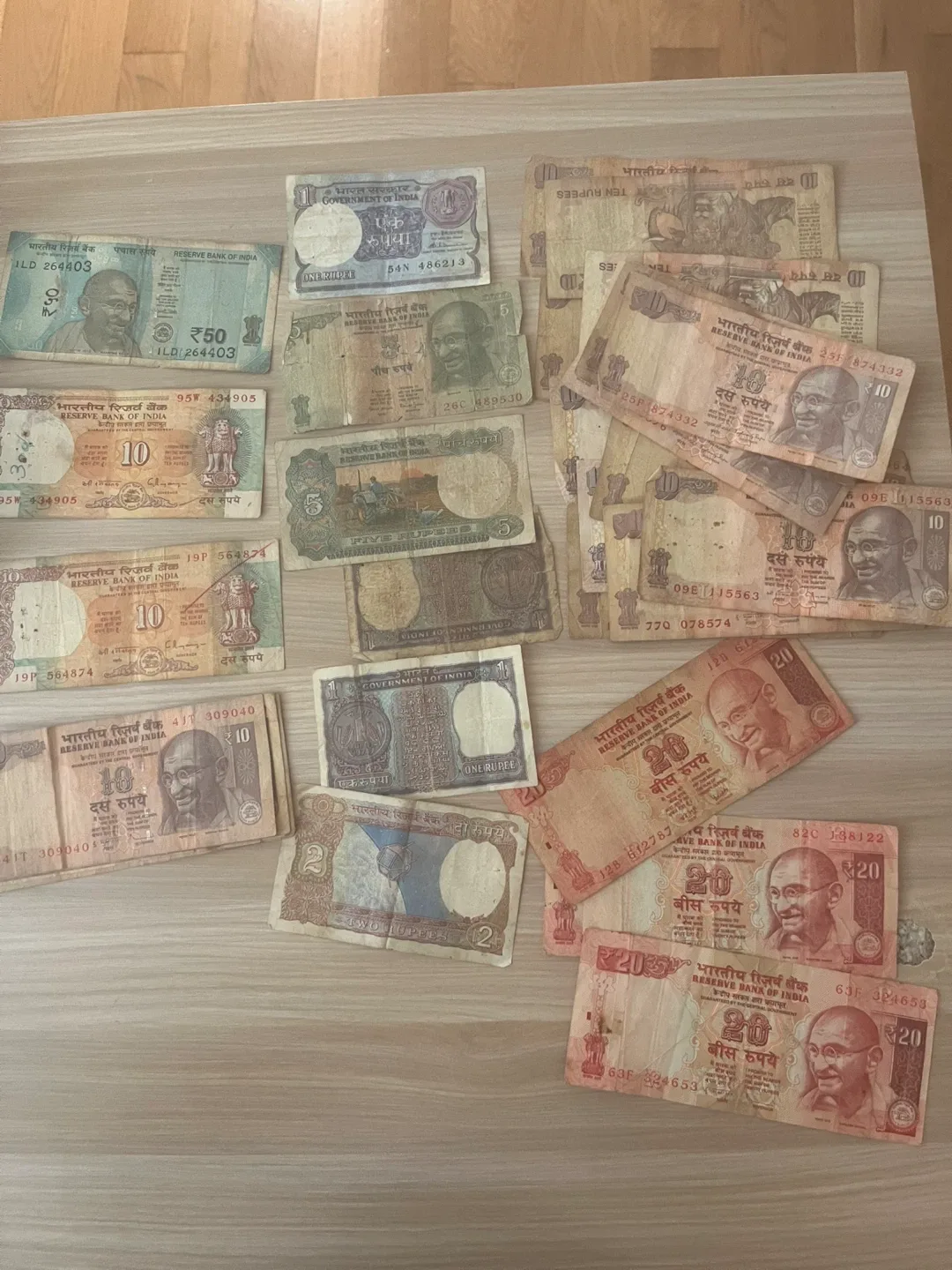 Indian Rupee Banknotes - Collectible Currency thumbnail