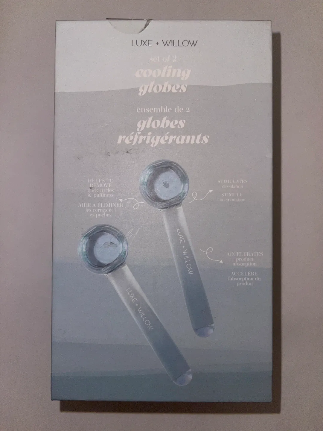 Facial Cooling Globes Set of 2 - NEW thumbnail