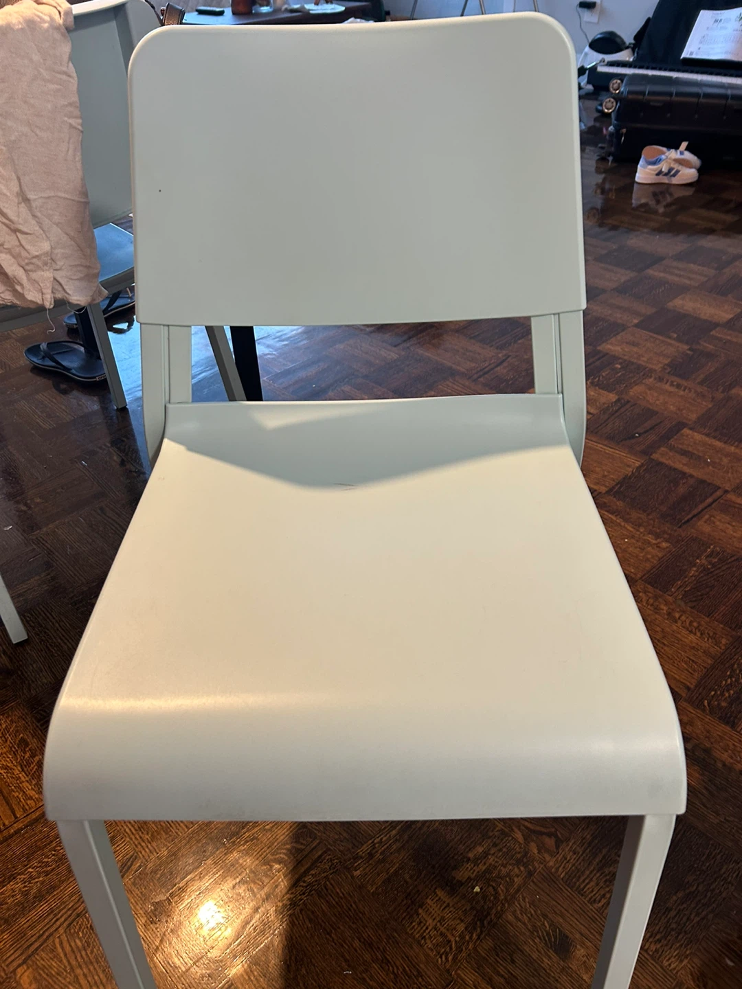 Light Blue Stackable Chair - Set of 4
