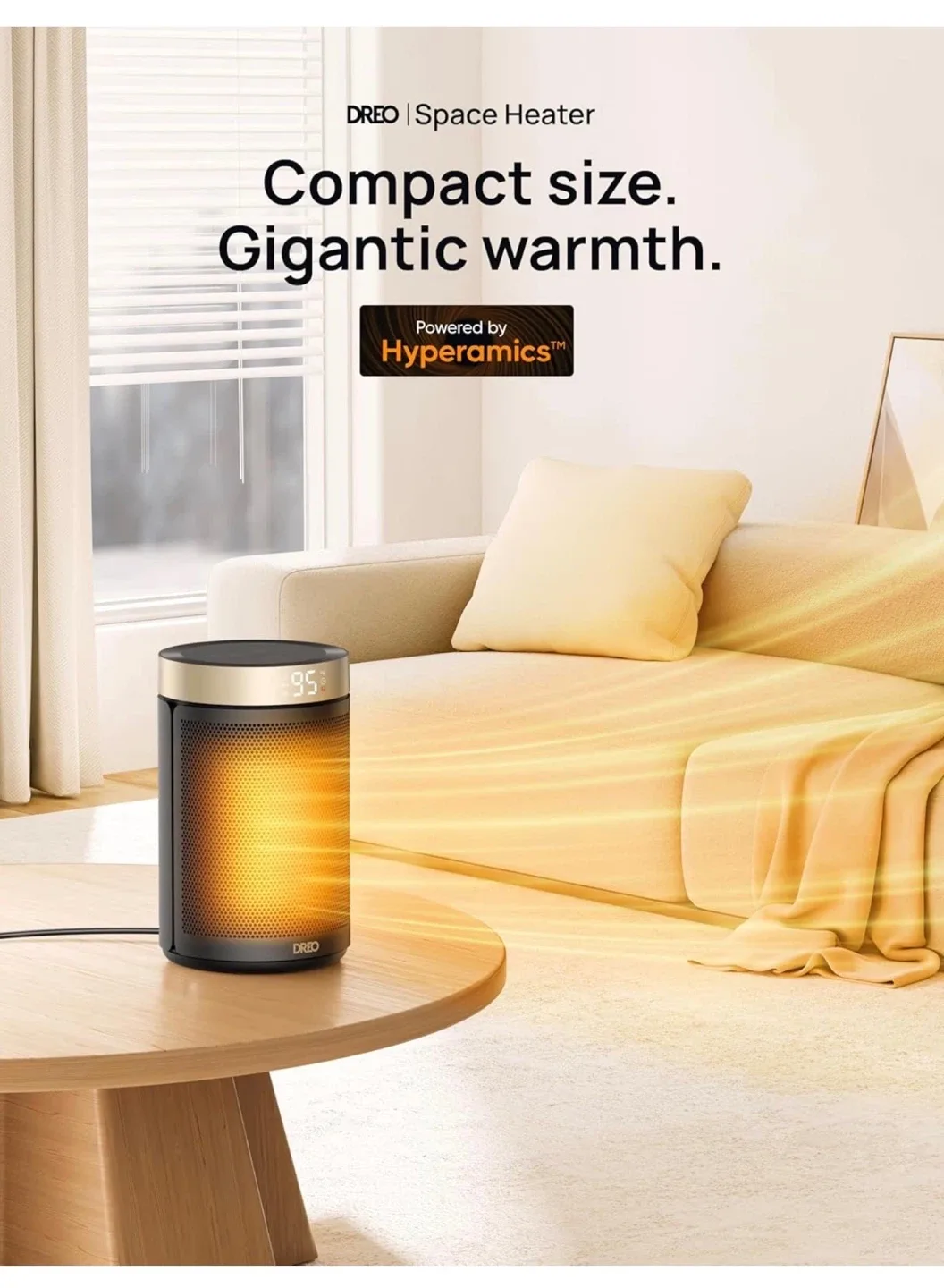 Dreo Atom 316 PTC Fan Heater - New! image indicator(6)