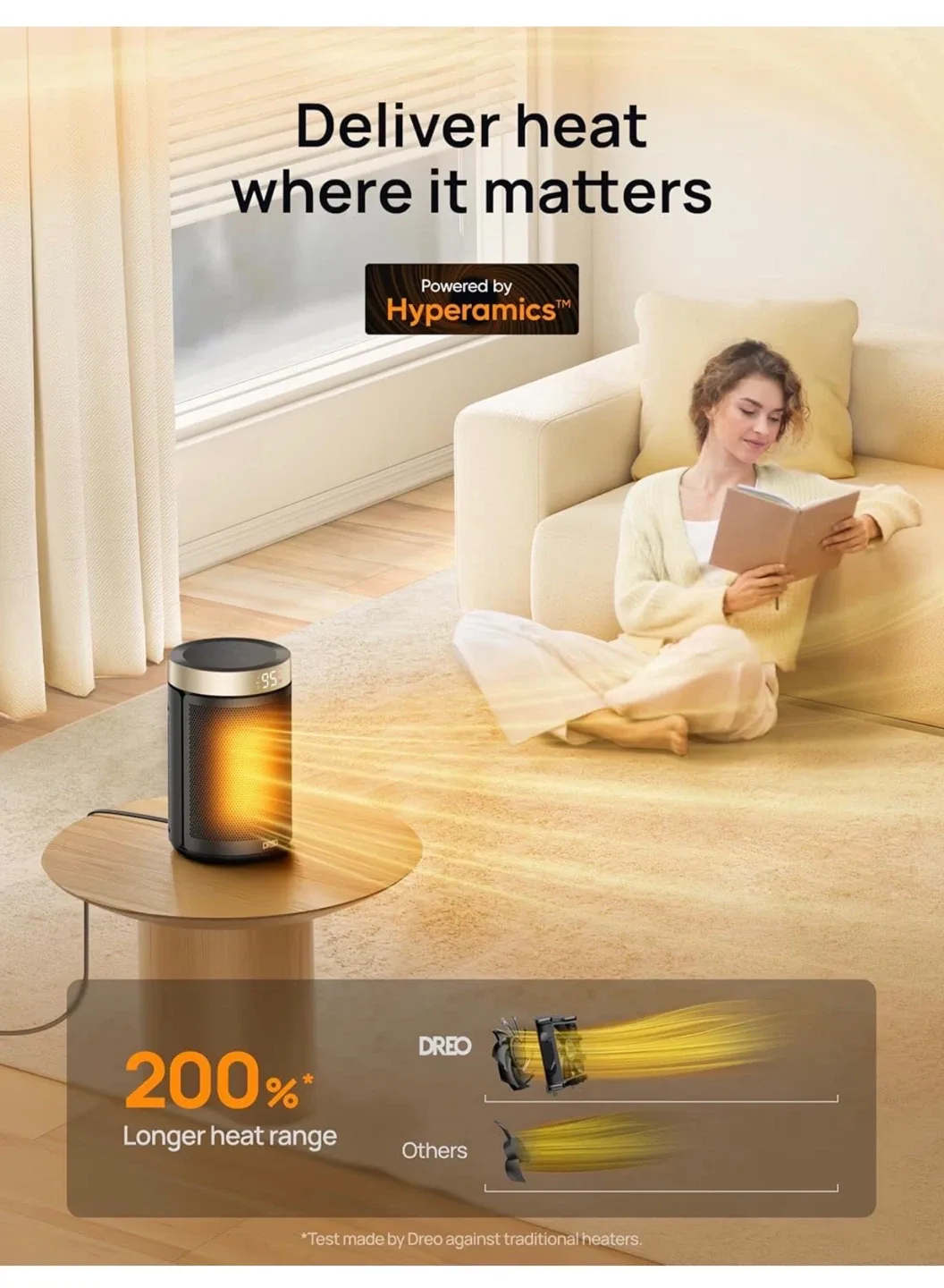 Dreo Atom 316 PTC Fan Heater - New! image indicator(4)