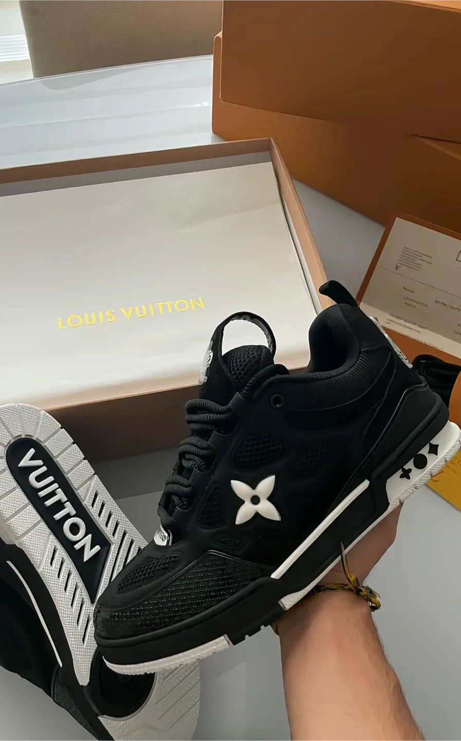 Louis Vuitton Black Sneakers image indicator(2)