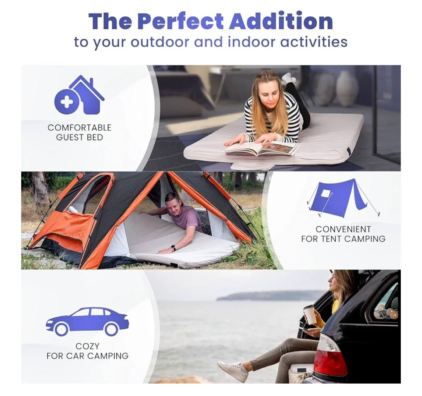 Matrix Cell Roll Up Memory Foam Mattress - Queen image indicator(4)