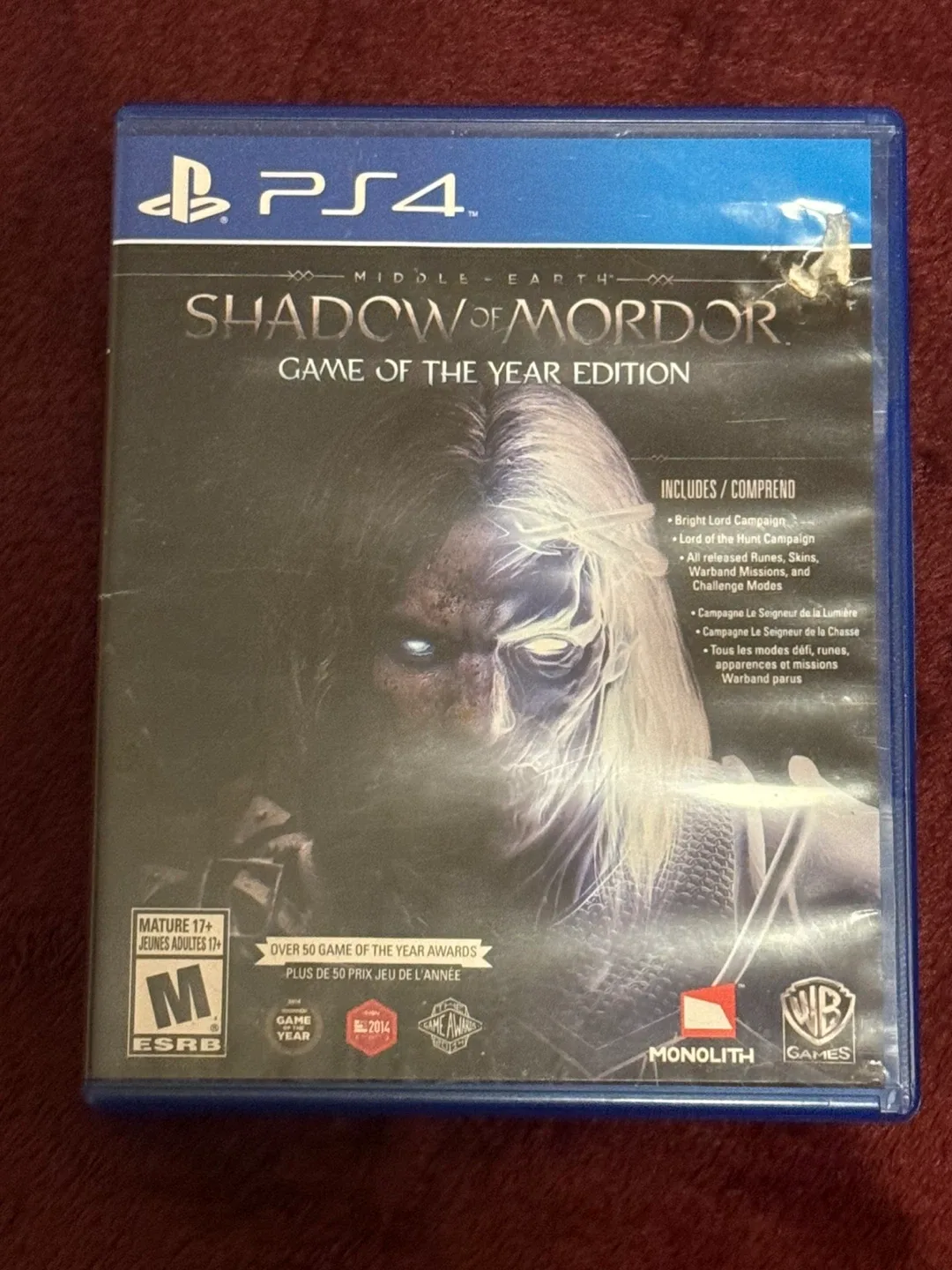 Middle-Earth: Shadow of Mordor - Game of the Year Edition (PS4) thumbnail