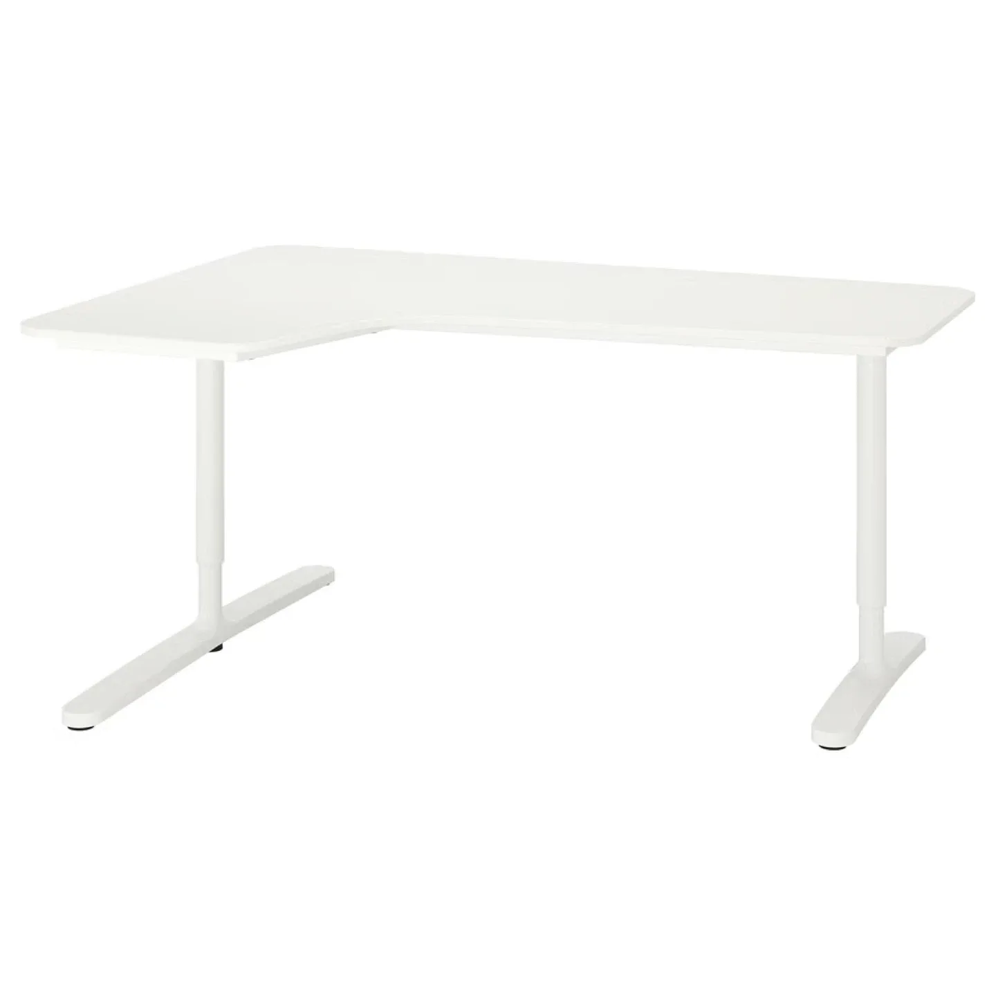 Ikea BEKANT White Corner Desk - 160x110 cm thumbnail