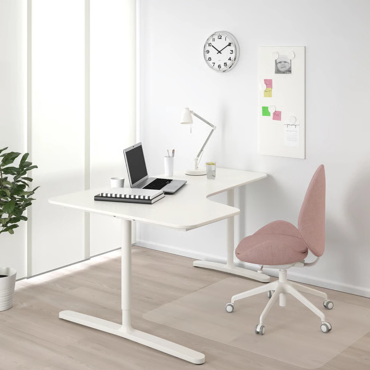 Ikea BEKANT White Corner Desk - 160x110 cm - photo 2