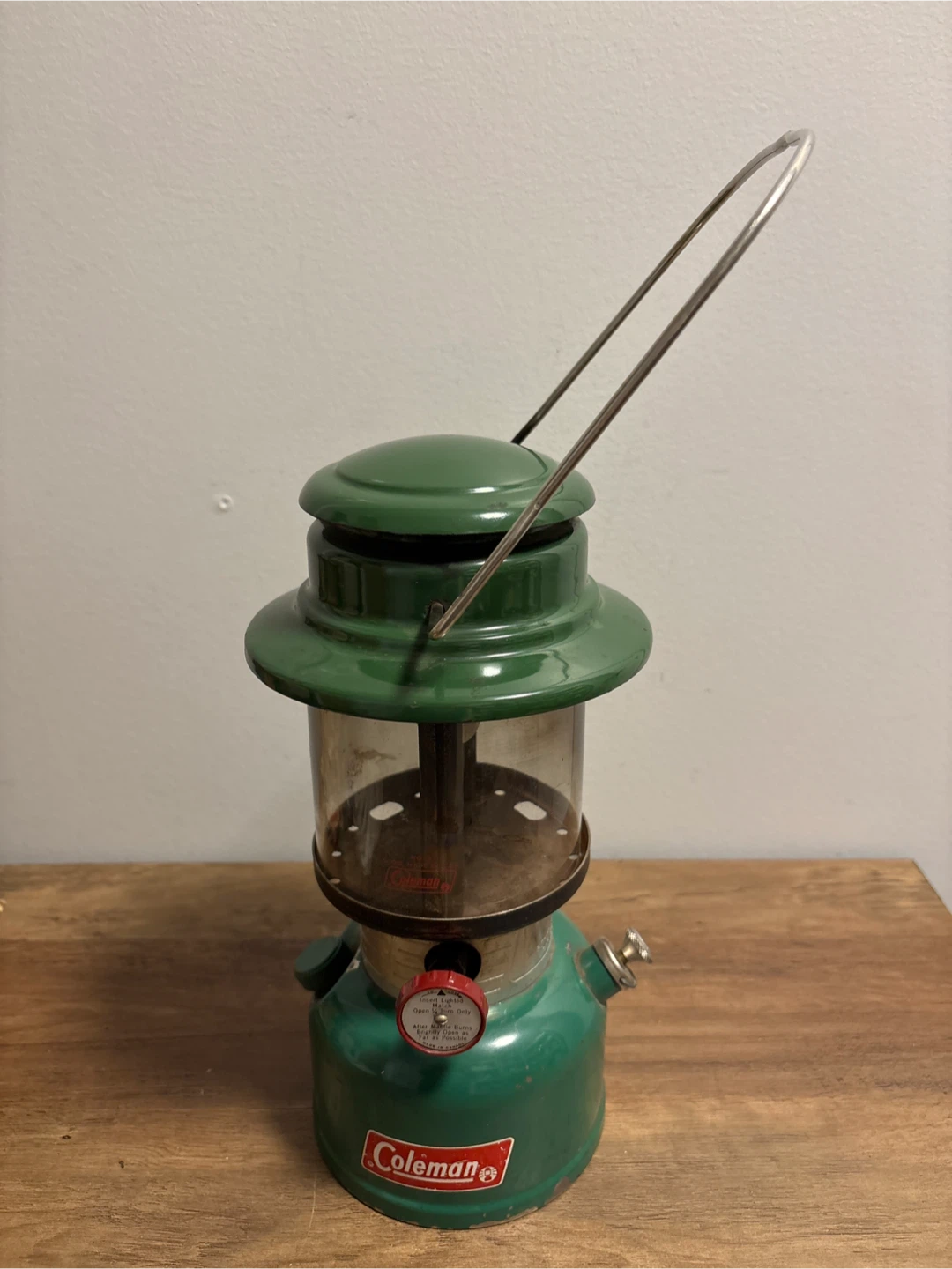 Vintage Coleman Model 335 Green Lantern