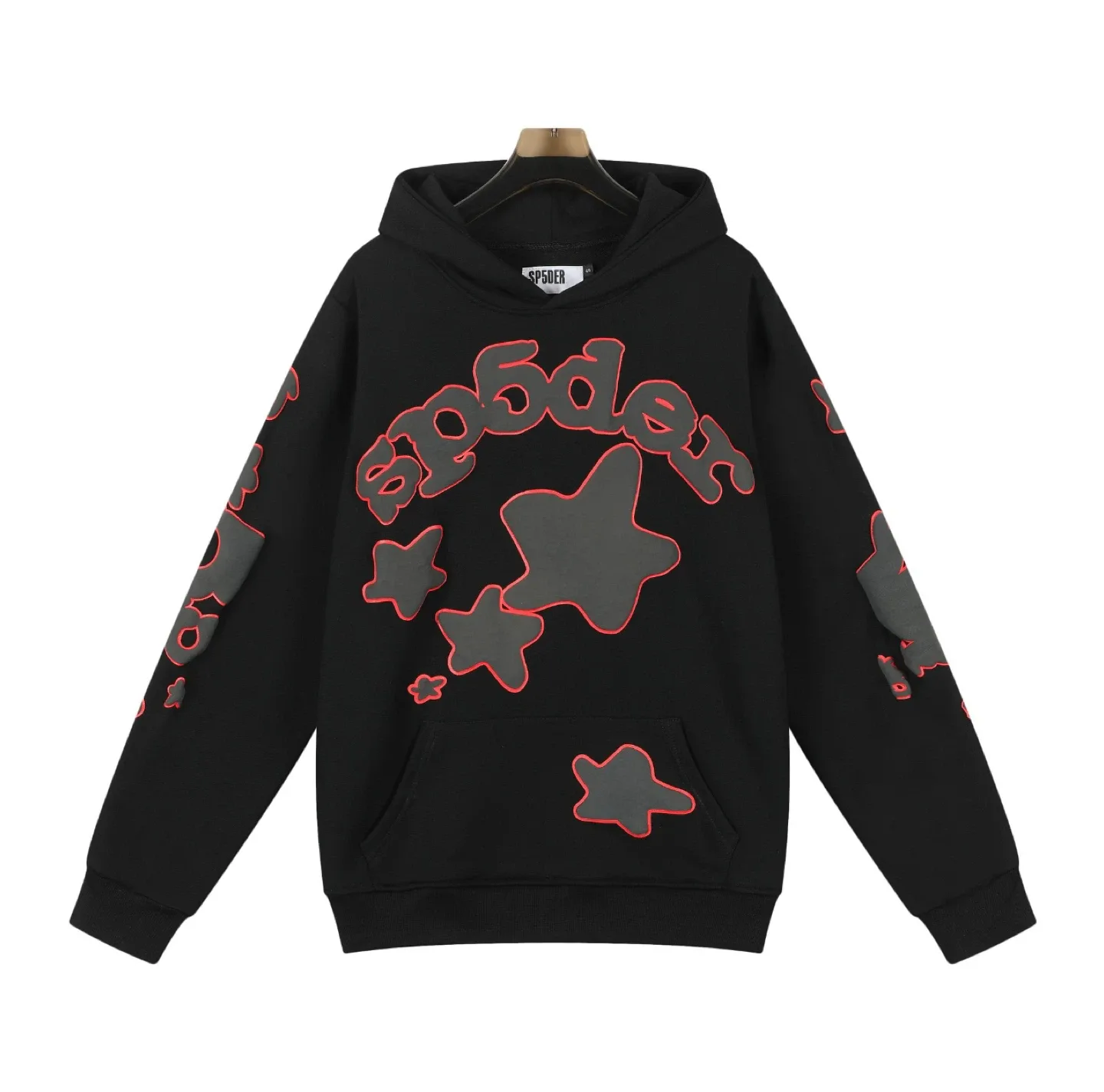 Sp5der Black Hoodie image indicator(2)