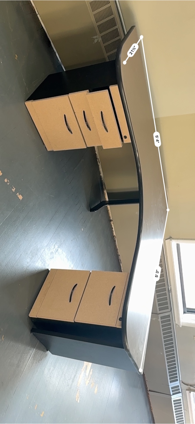 L-Shaped Office Desk - photo 3