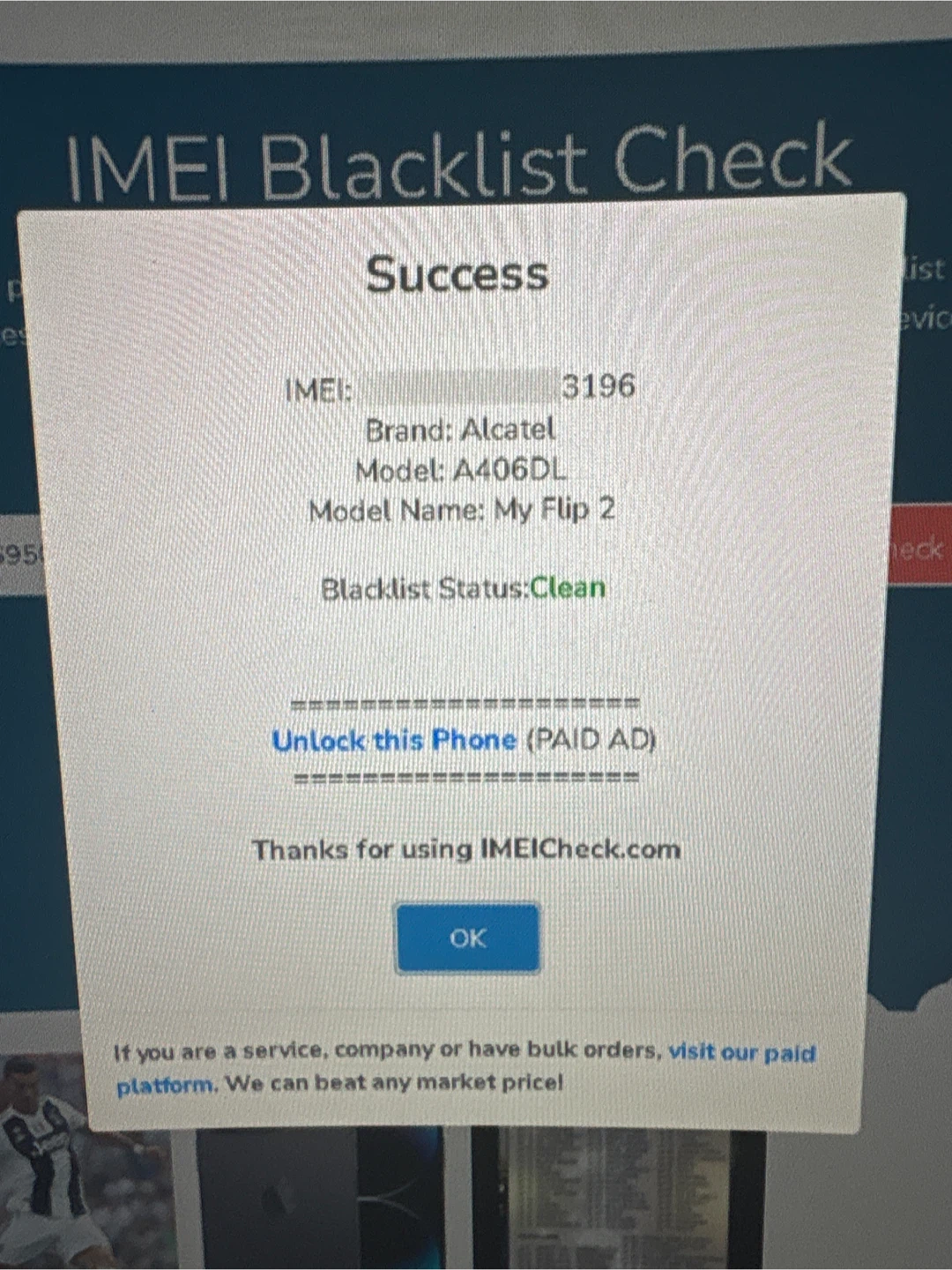 Black ( BURNER PHONE ) * CLEAN * See Photos - photo 2