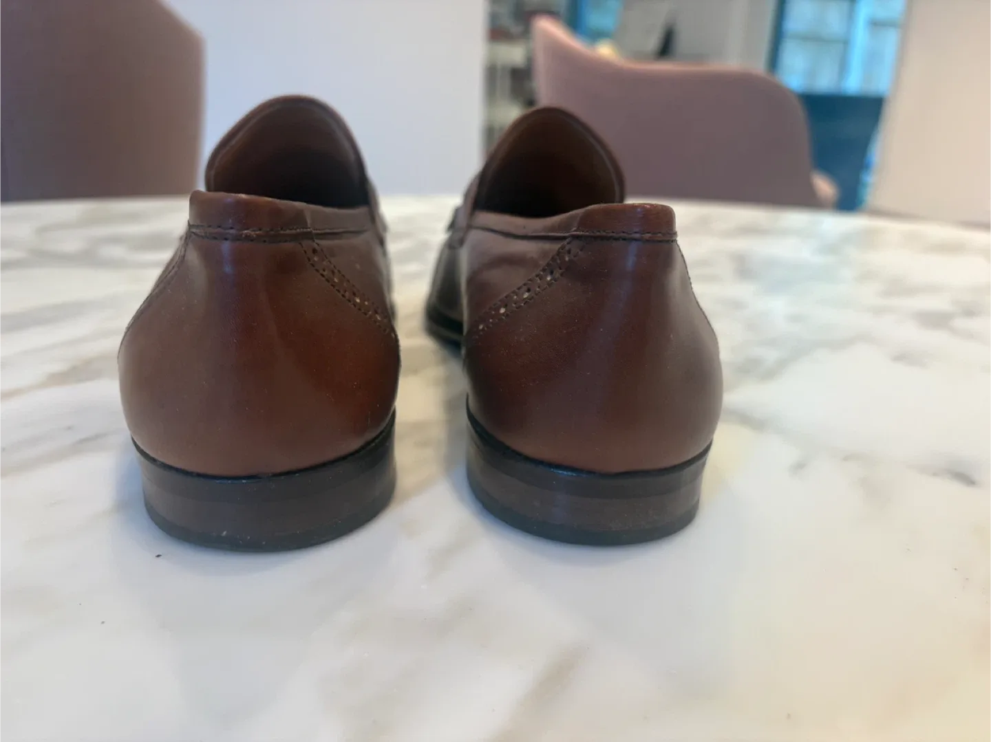 Bally Leather Tassel Loafers - Size 10.5 image indicator(6)