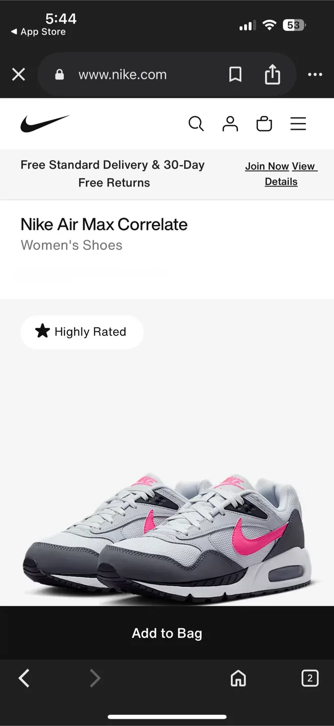 Nike Air Max Correlate Women's Shoes - Size 8.5 image indicator(5)