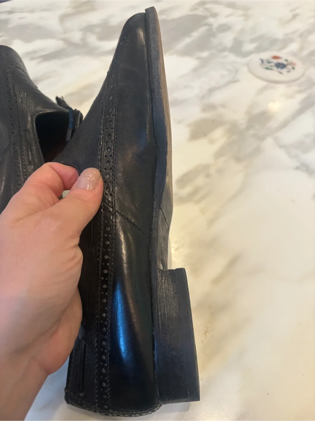 Bally Leather Tassel Loafers, Size 10 image indicator(4)