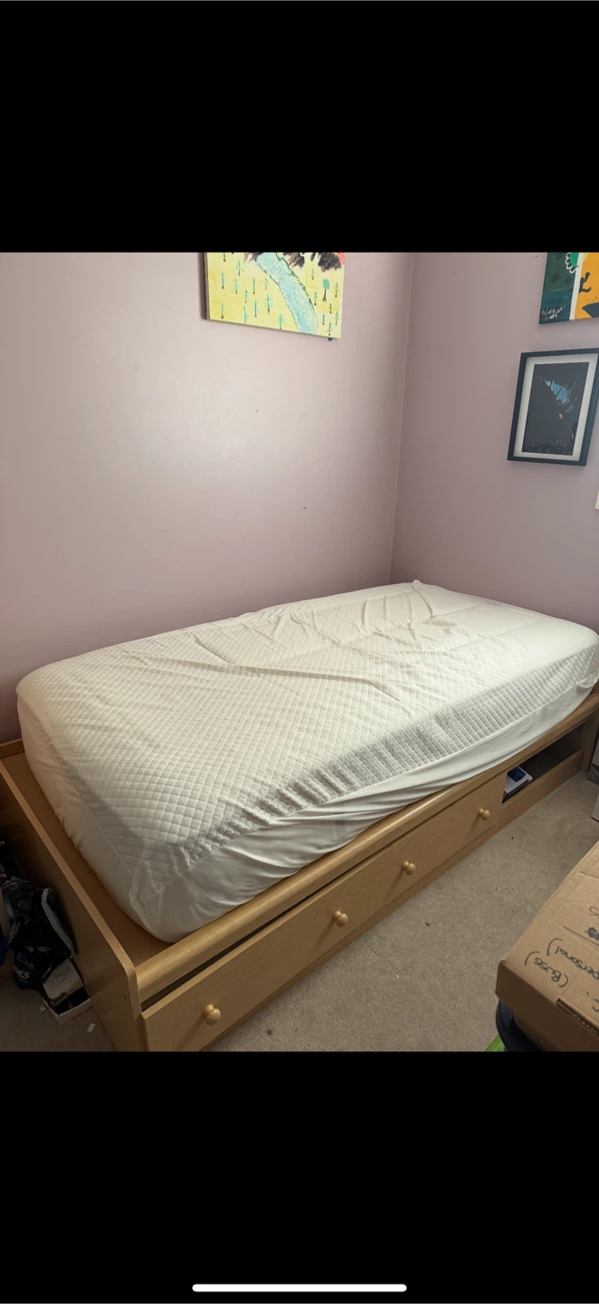 Single bed Mattress and Frame