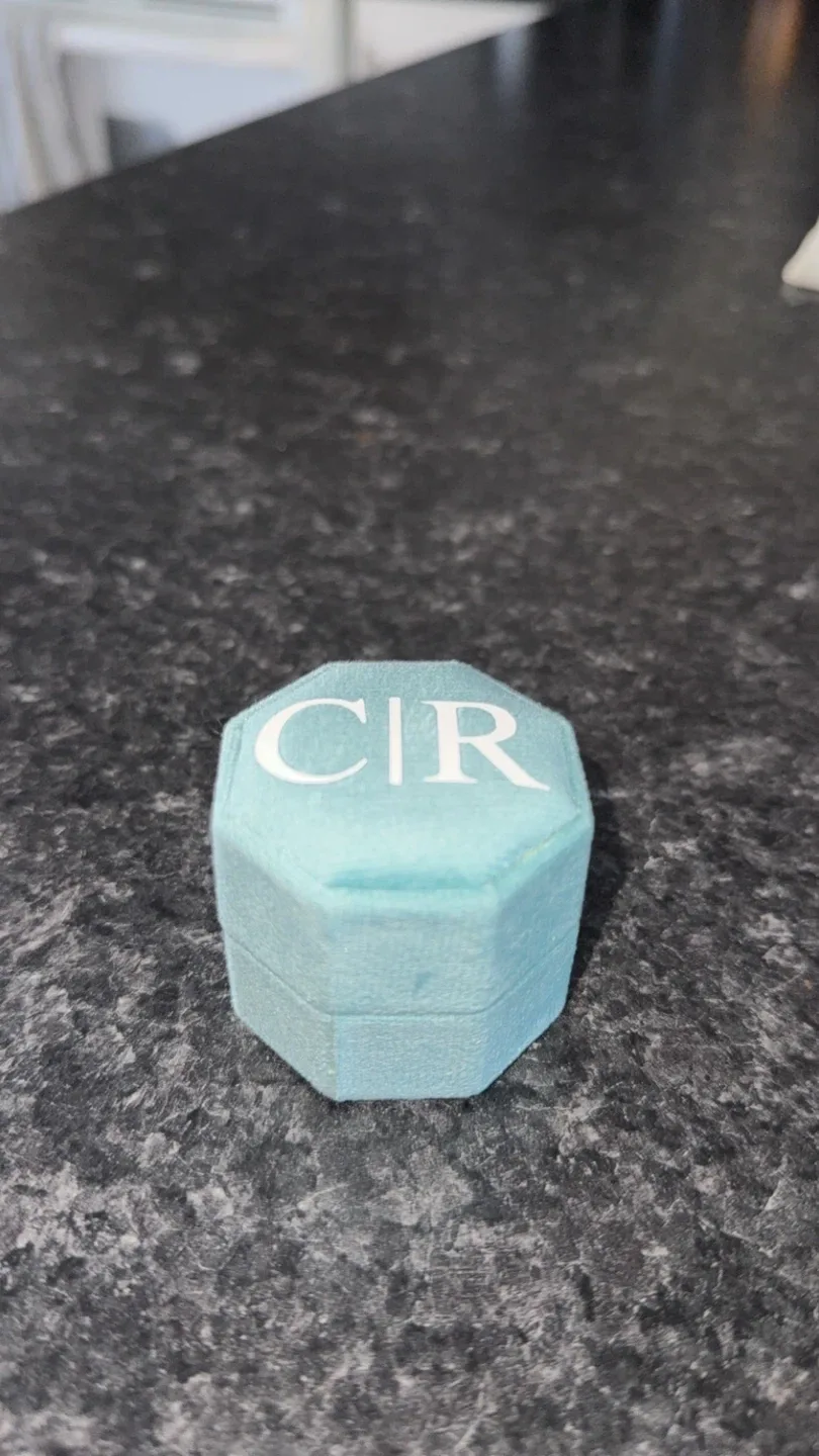C&R initials Ring Box - Light Blue image indicator(3)
