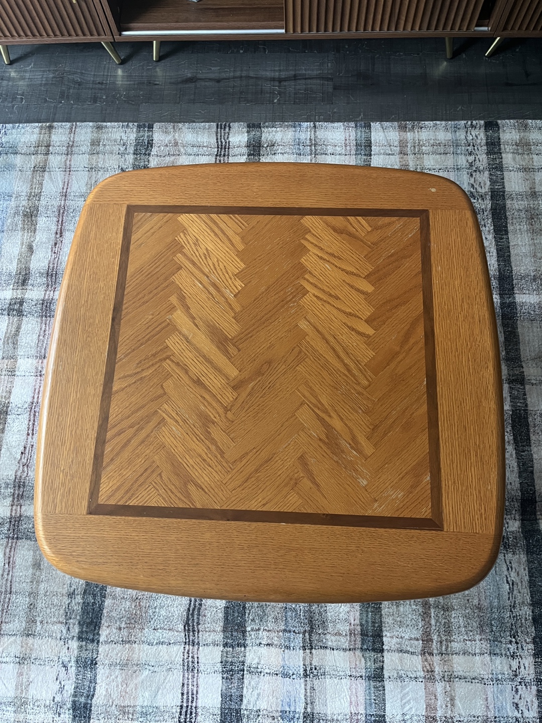 Small Wooden Coffee Side Table - photo 2