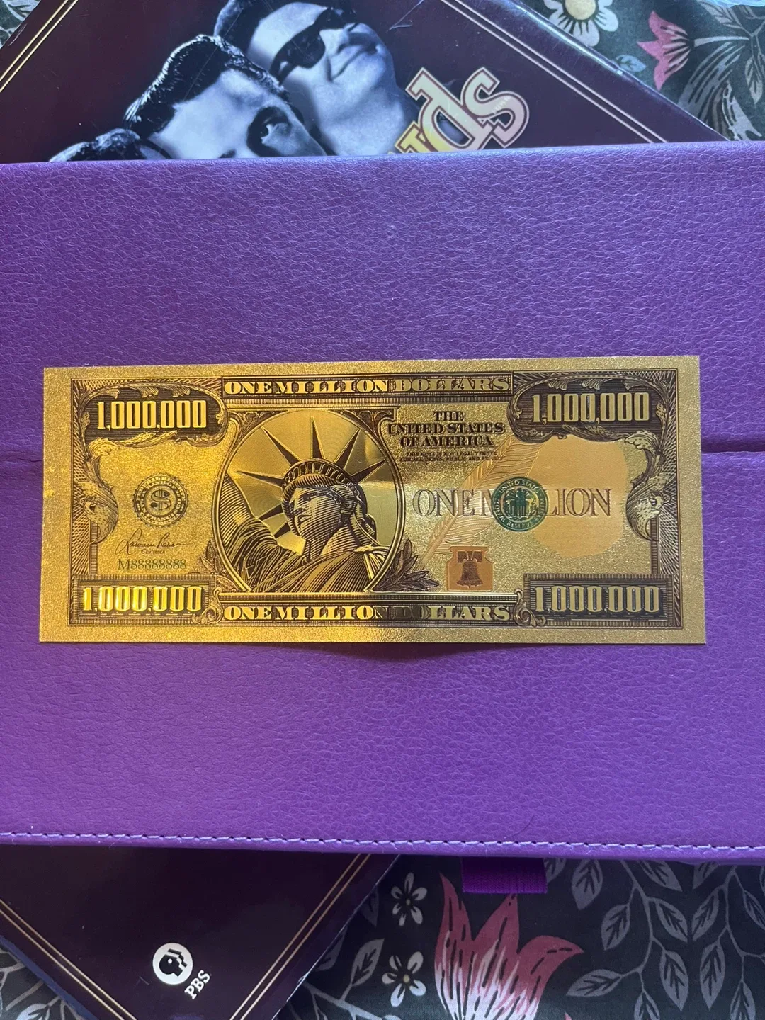 One Million Dollar Bill 24K Gold thumbnail