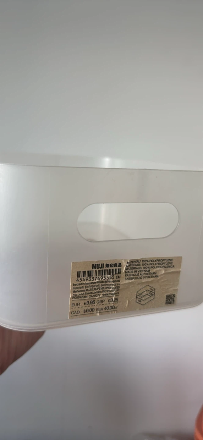 IKEA VESKEN White Shelf Unit with Muji box - photo 2