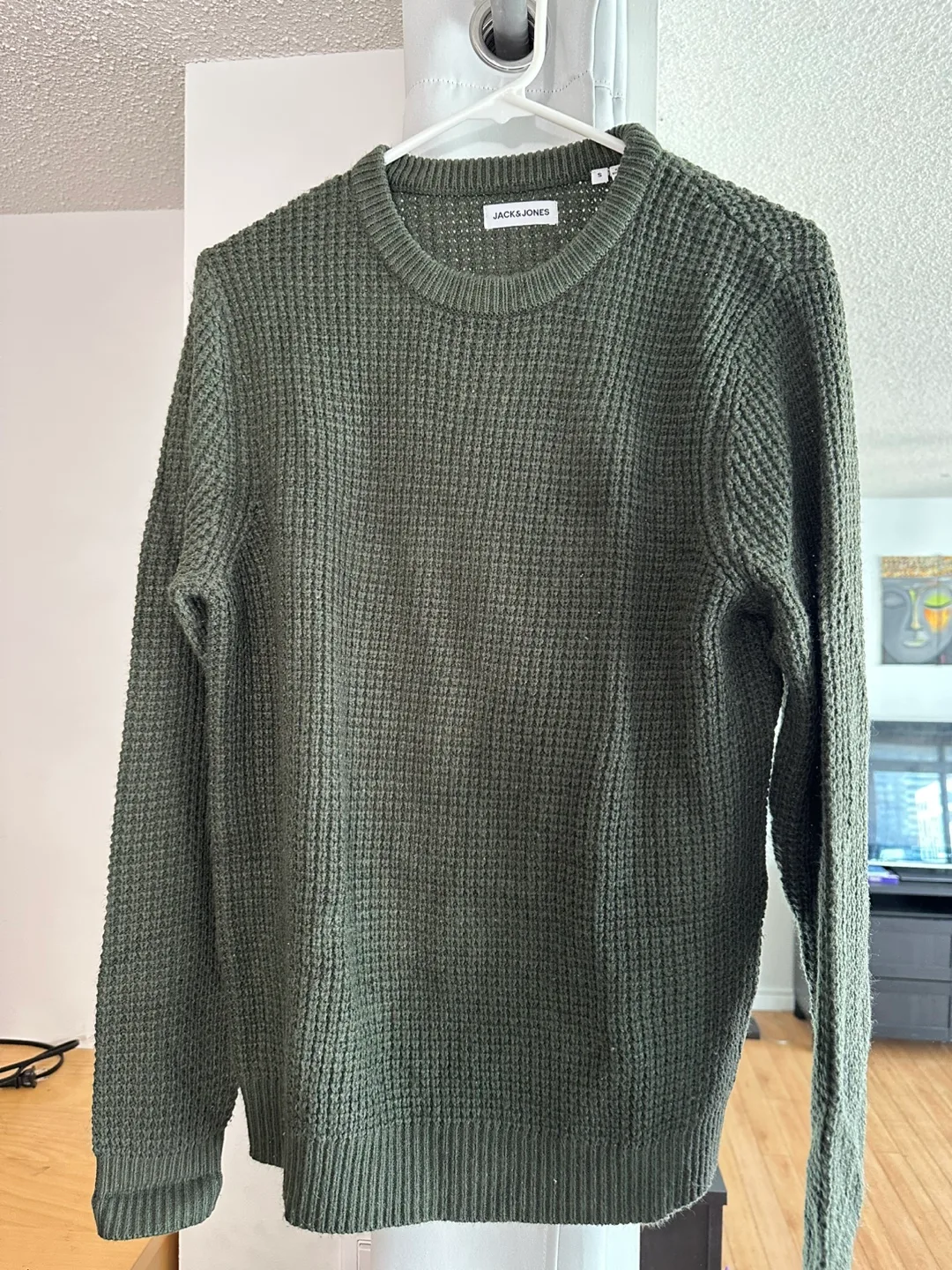 Green Knit Sweater - Size L thumbnail