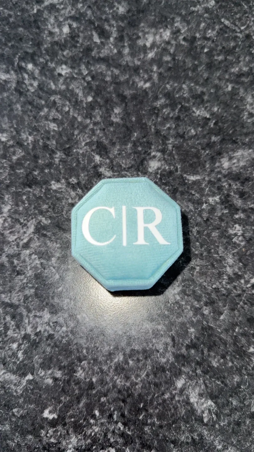 C&R initials Ring Box - Light Blue image indicator(6)