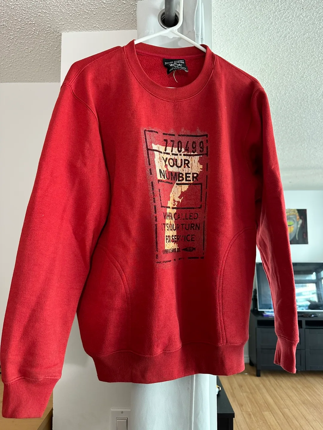Ralph Lauren Red Crewneck Sweatshirt thumbnail