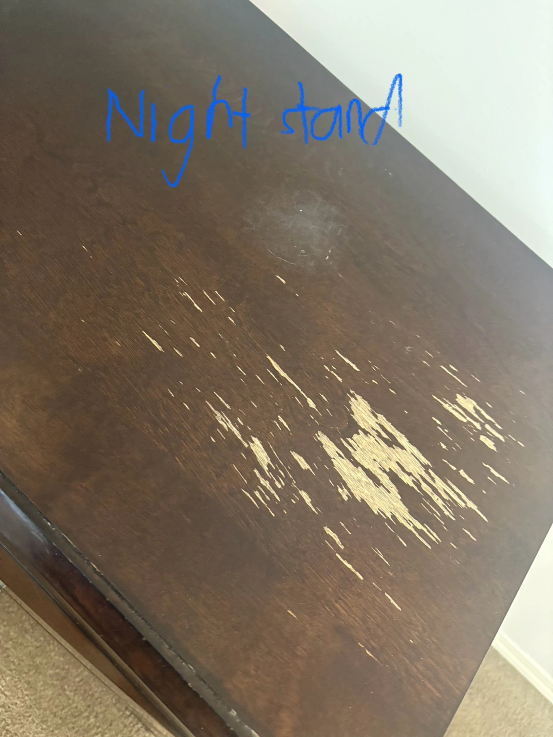 Dark Brown Dresser & Nightstand Set - photo 3