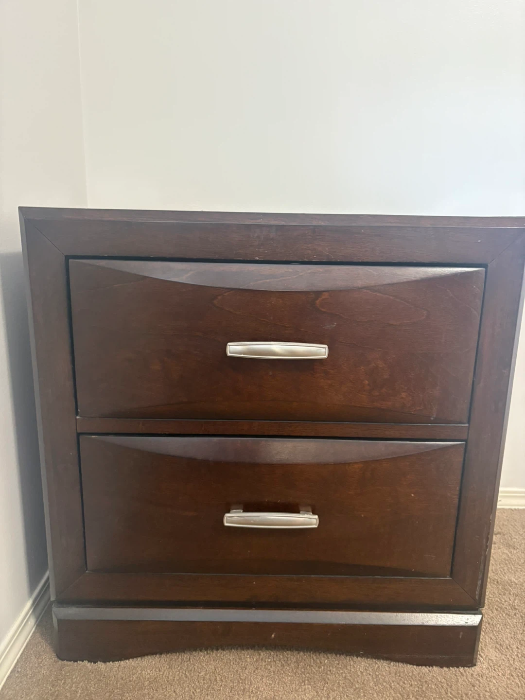Dark Brown Dresser & Nightstand Set - photo 2