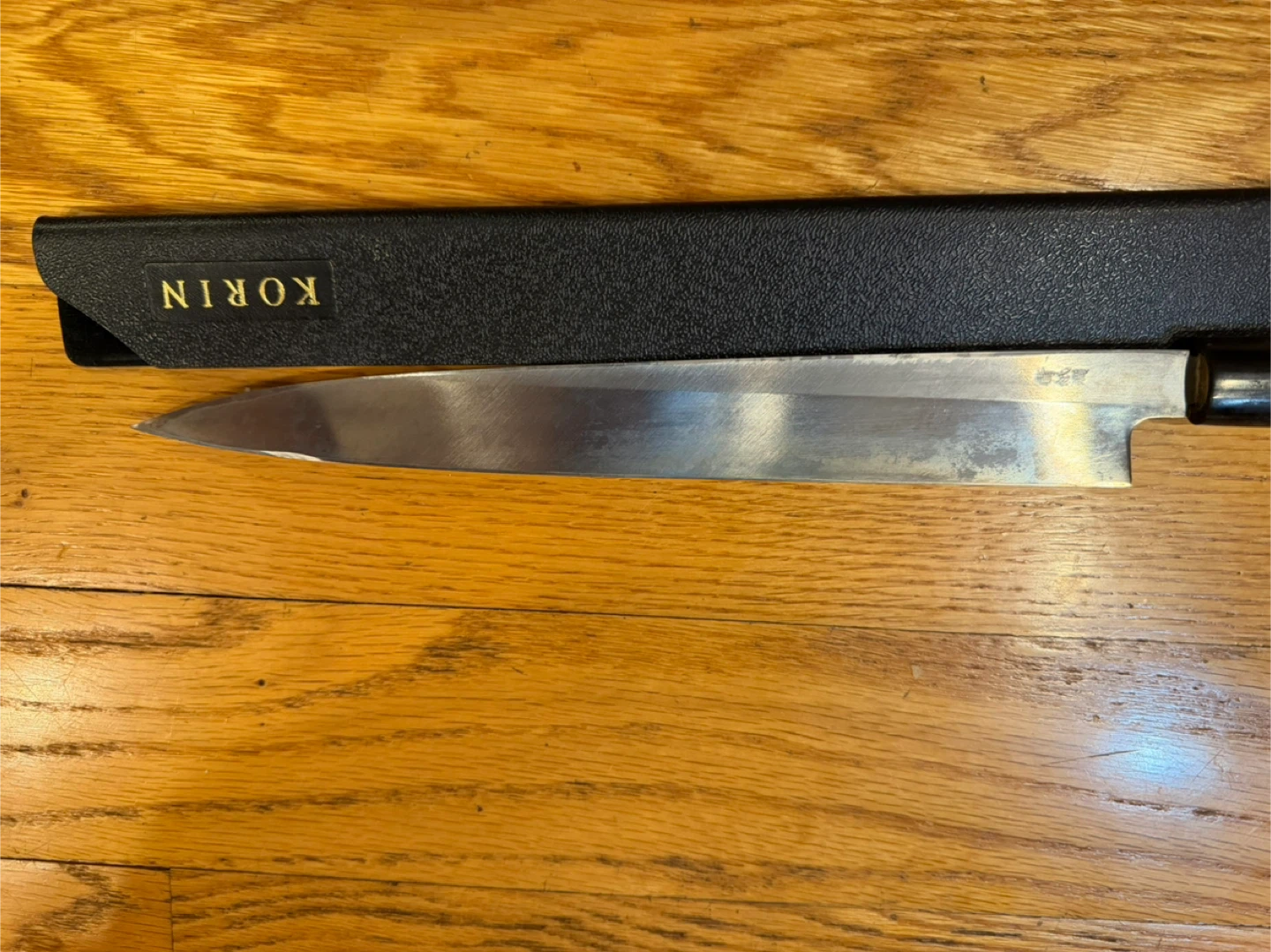 Yanagiba Japanese Knife + Naniwa Sharpening Stone - photo 4
