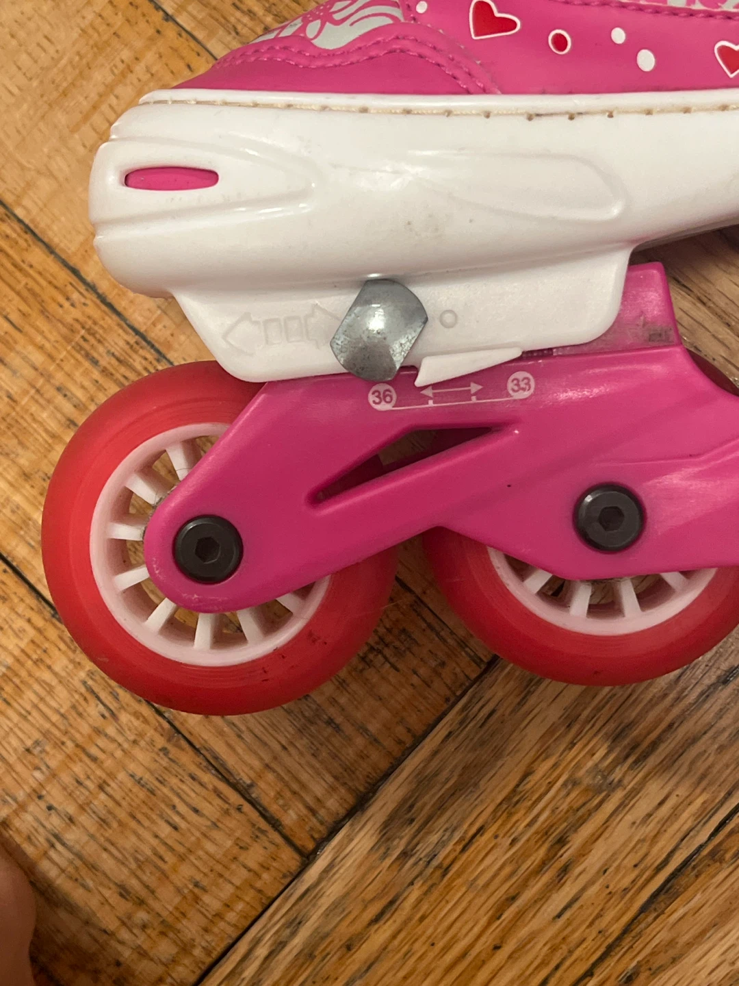 LA Sports Girl's Inline Skates - Size 3 - photo 2