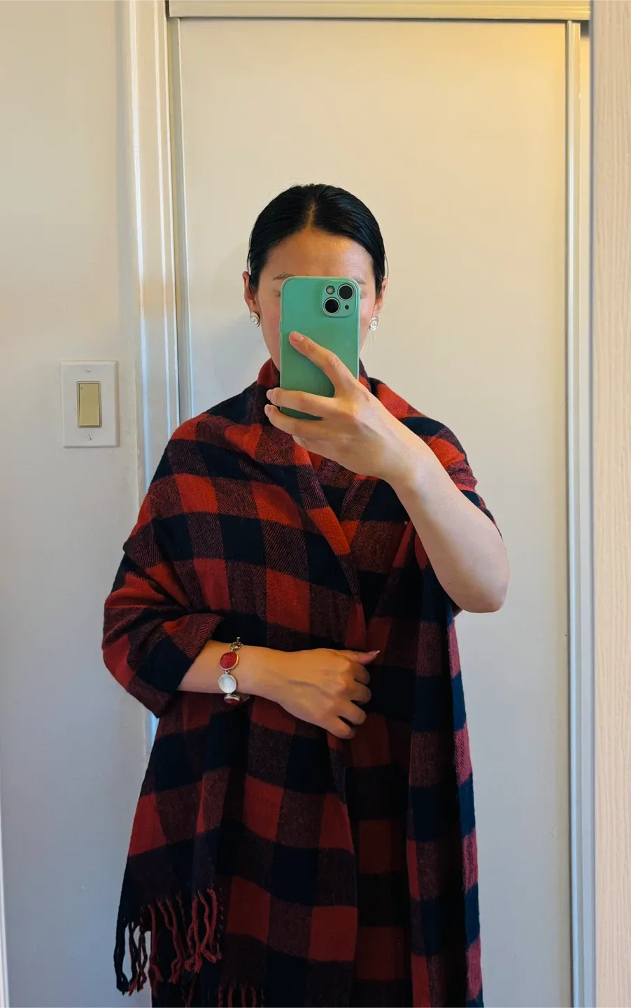 Bundle of 2 scarfs, both are great colors and so cozy!!😁🥰 image indicator(2)