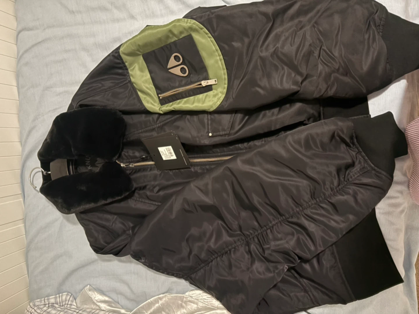 Moose Knuckles Bomber Jacket - Black - photo 2