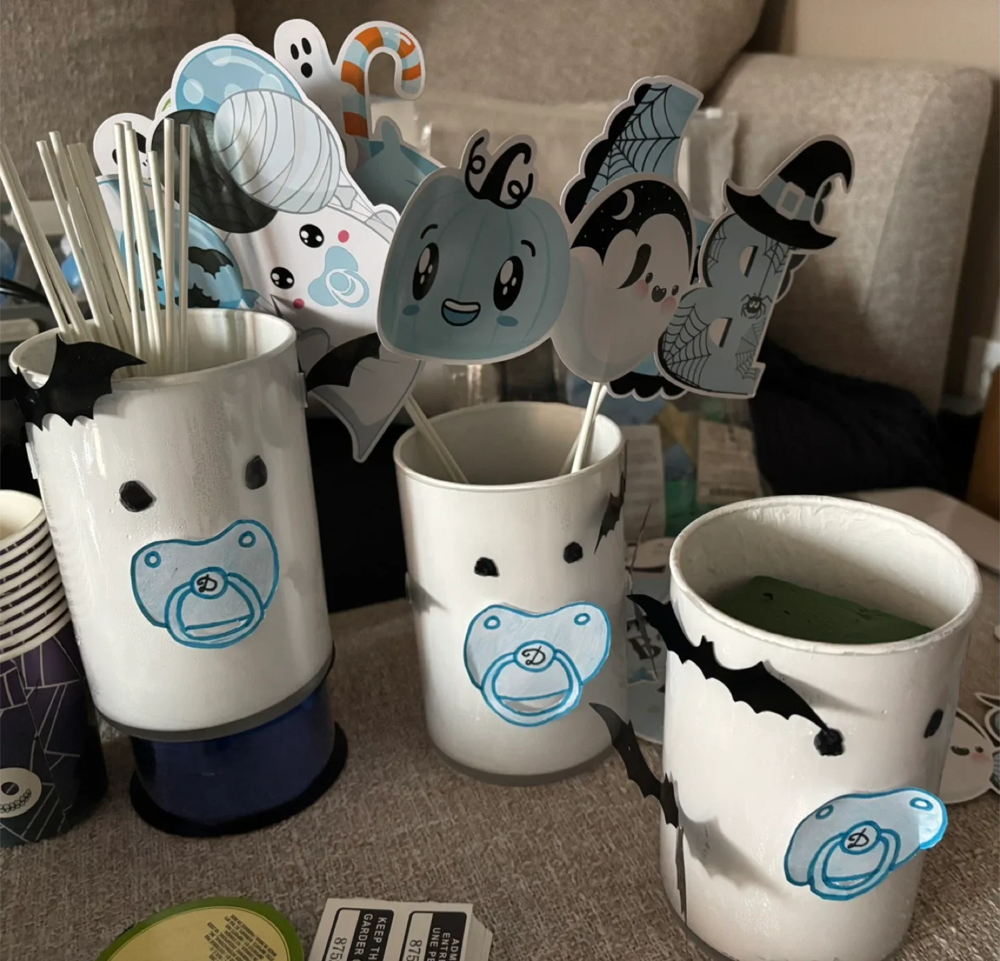 Halloween baby shower Supplies Bundle image indicator(7)