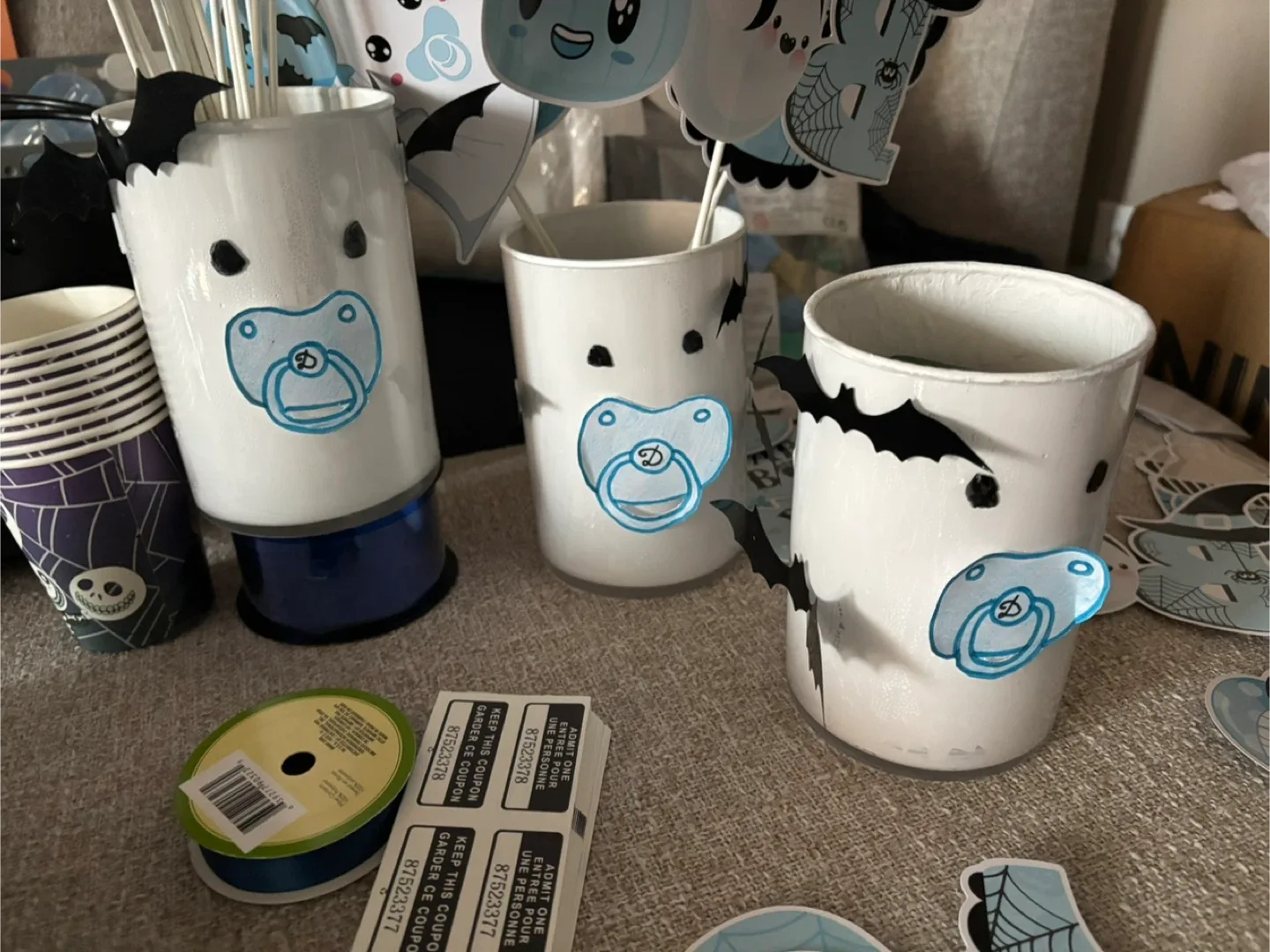 Halloween baby shower Supplies Bundle image indicator(9)