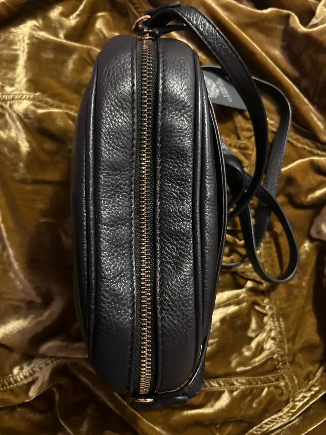 Vince Camuto Black Leather Crossbody Bag image indicator(3)