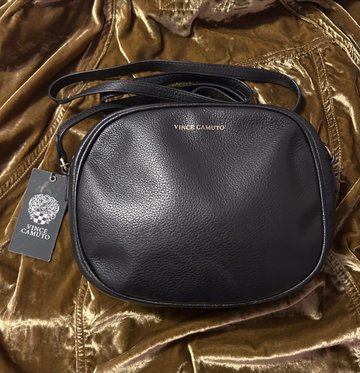 Vince Camuto Black Leather Crossbody Bag - photo 2